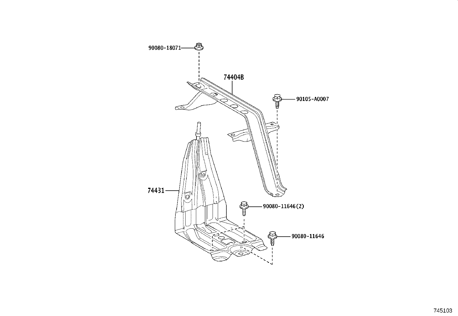 Exploded illustration 745103