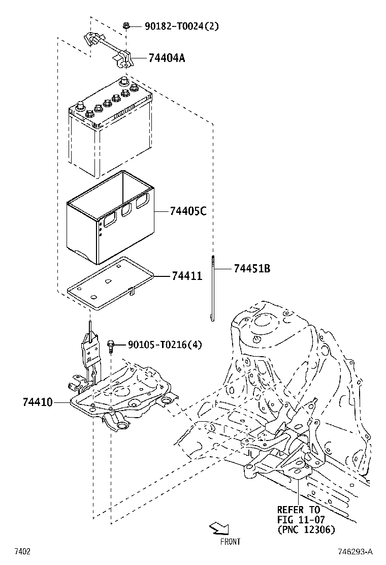 Exploded illustration 746293A