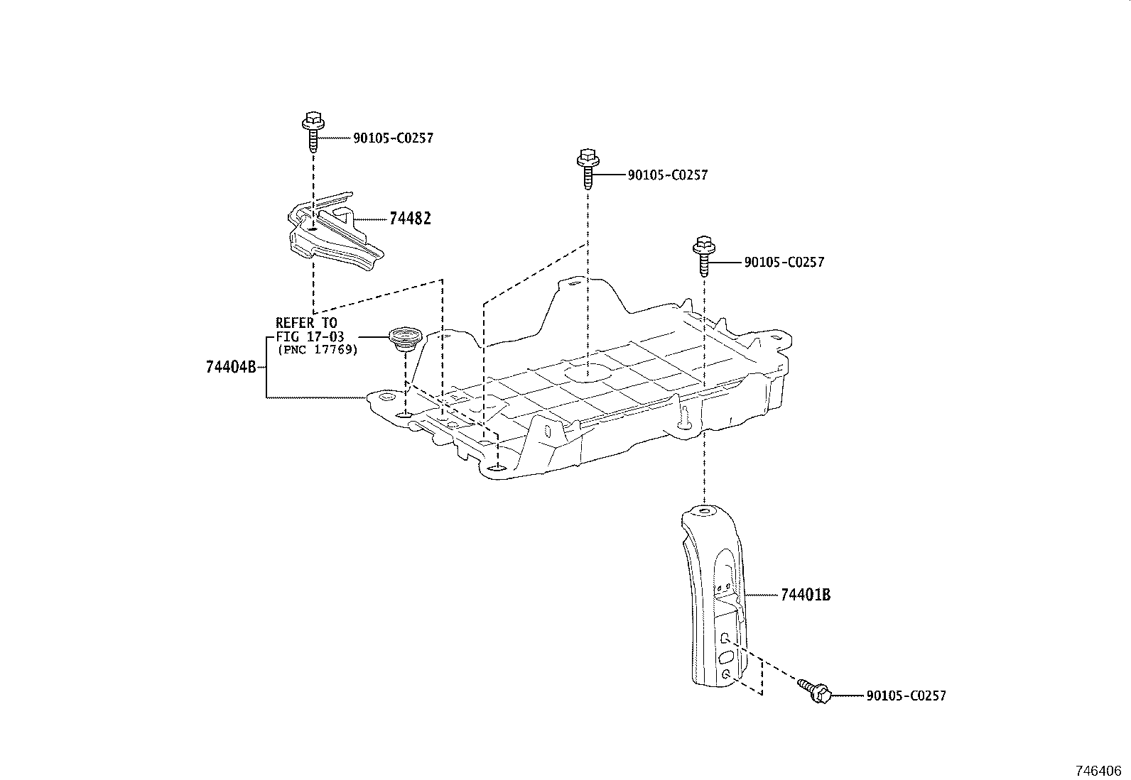 Exploded illustration 746406