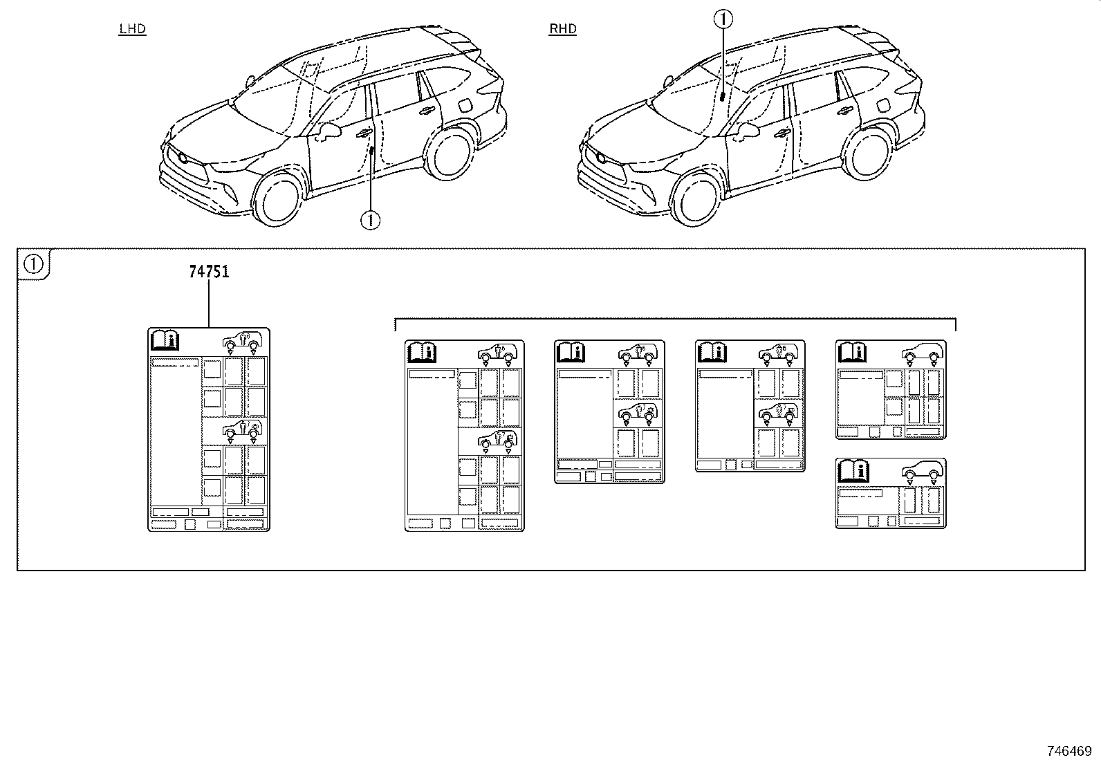 Exploded illustration 746469