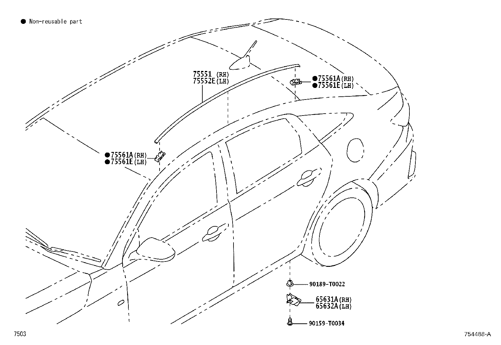 Exploded illustration 754488A