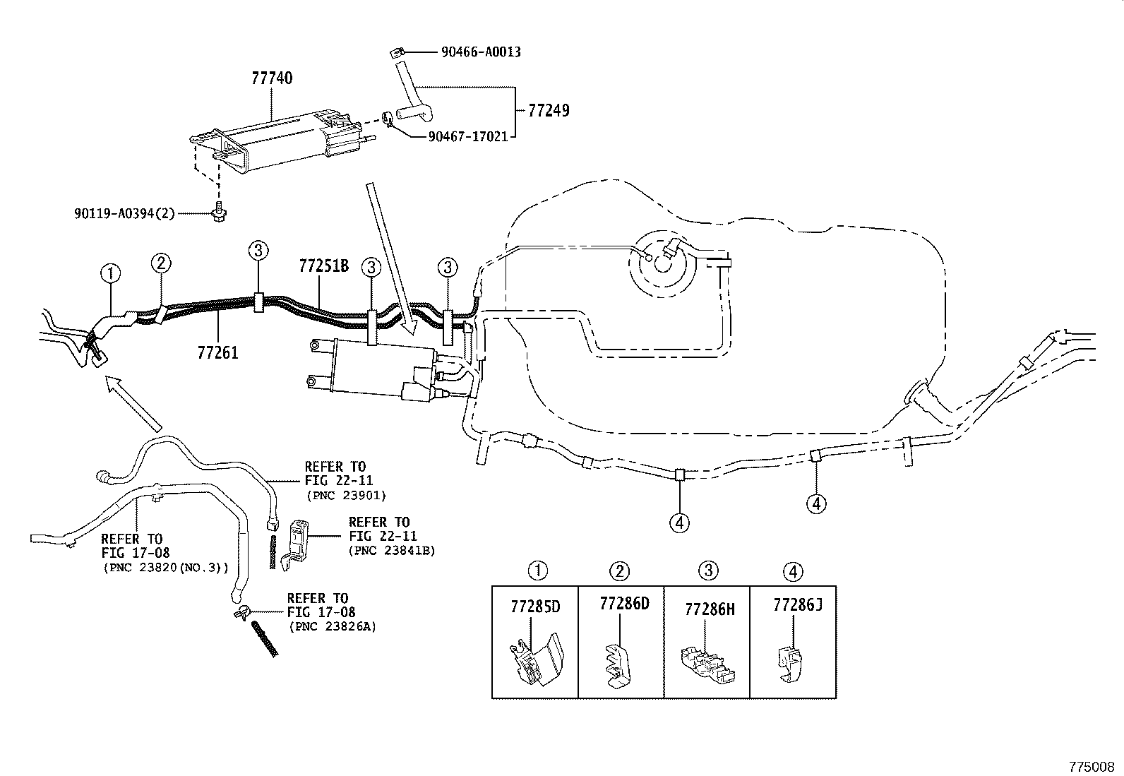 Exploded illustration 775008