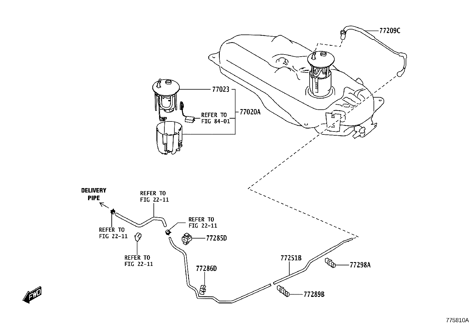 Exploded illustration 775810A