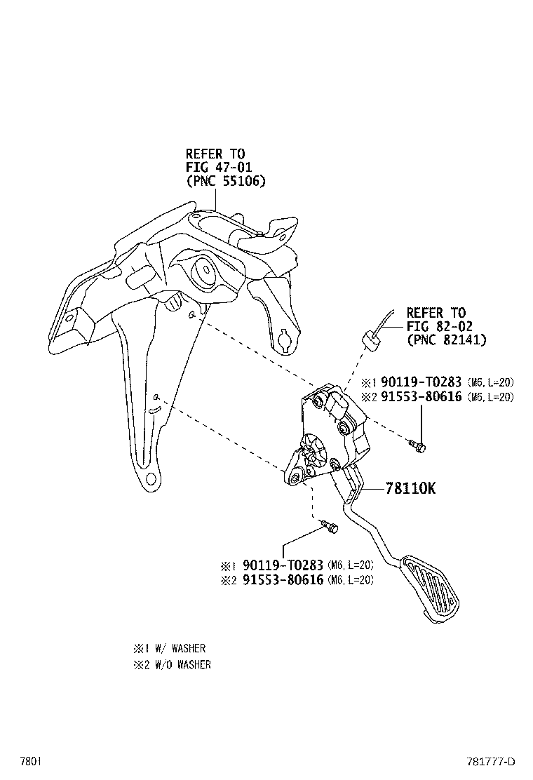 Exploded illustration 781777D