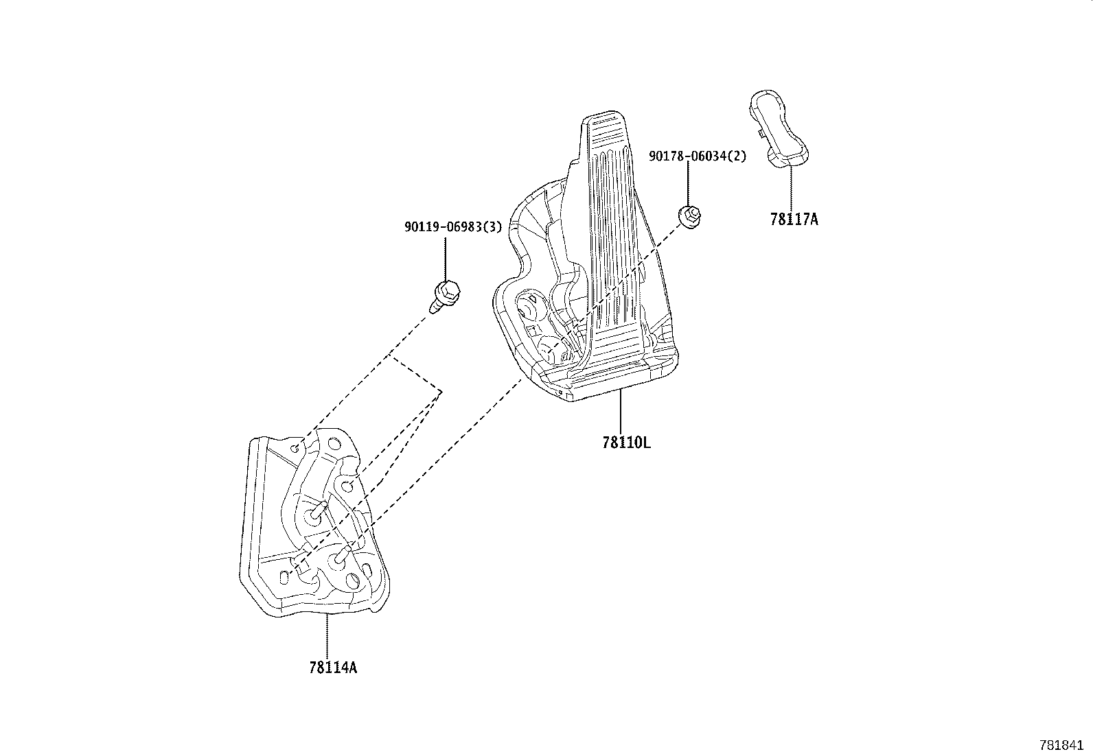 Exploded illustration 781841