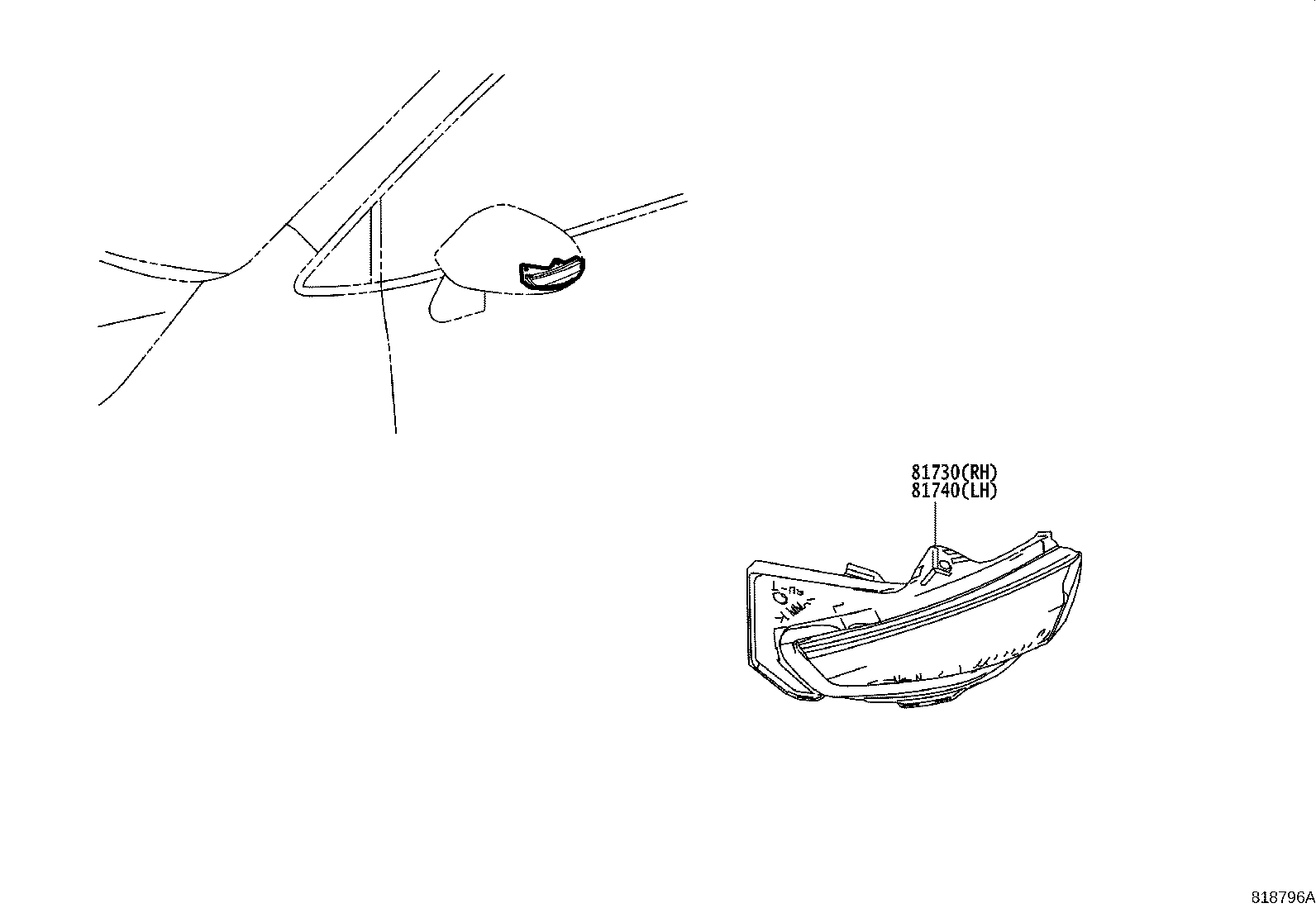 Exploded illustration 818796A