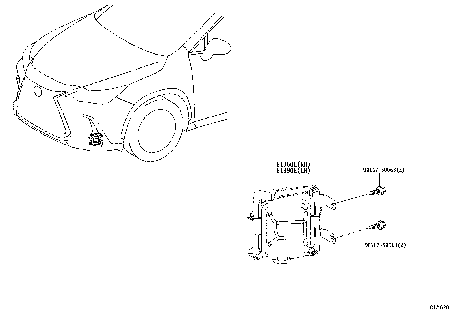 Exploded illustration 81A620