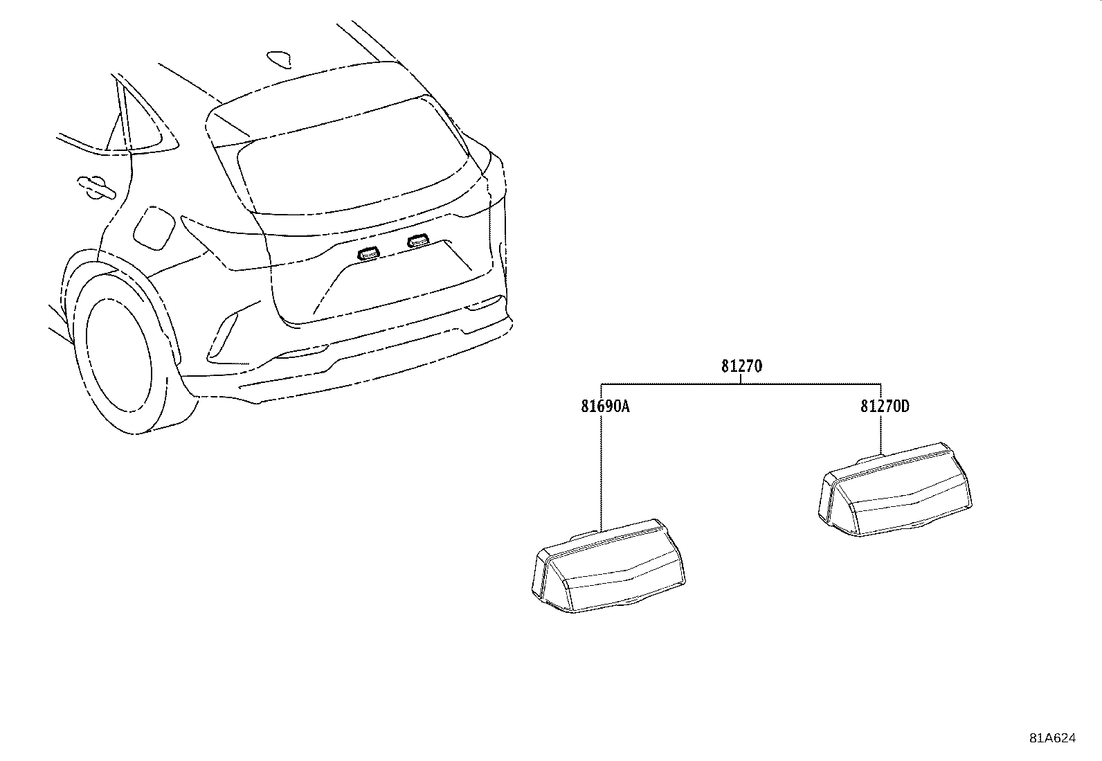Exploded illustration 81A624