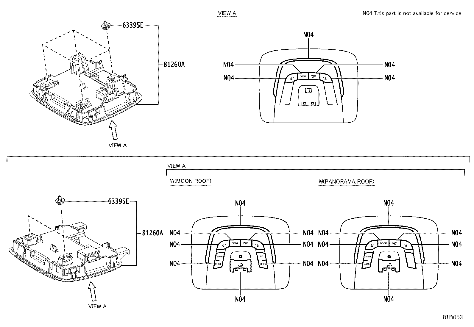 Exploded illustration 81B053