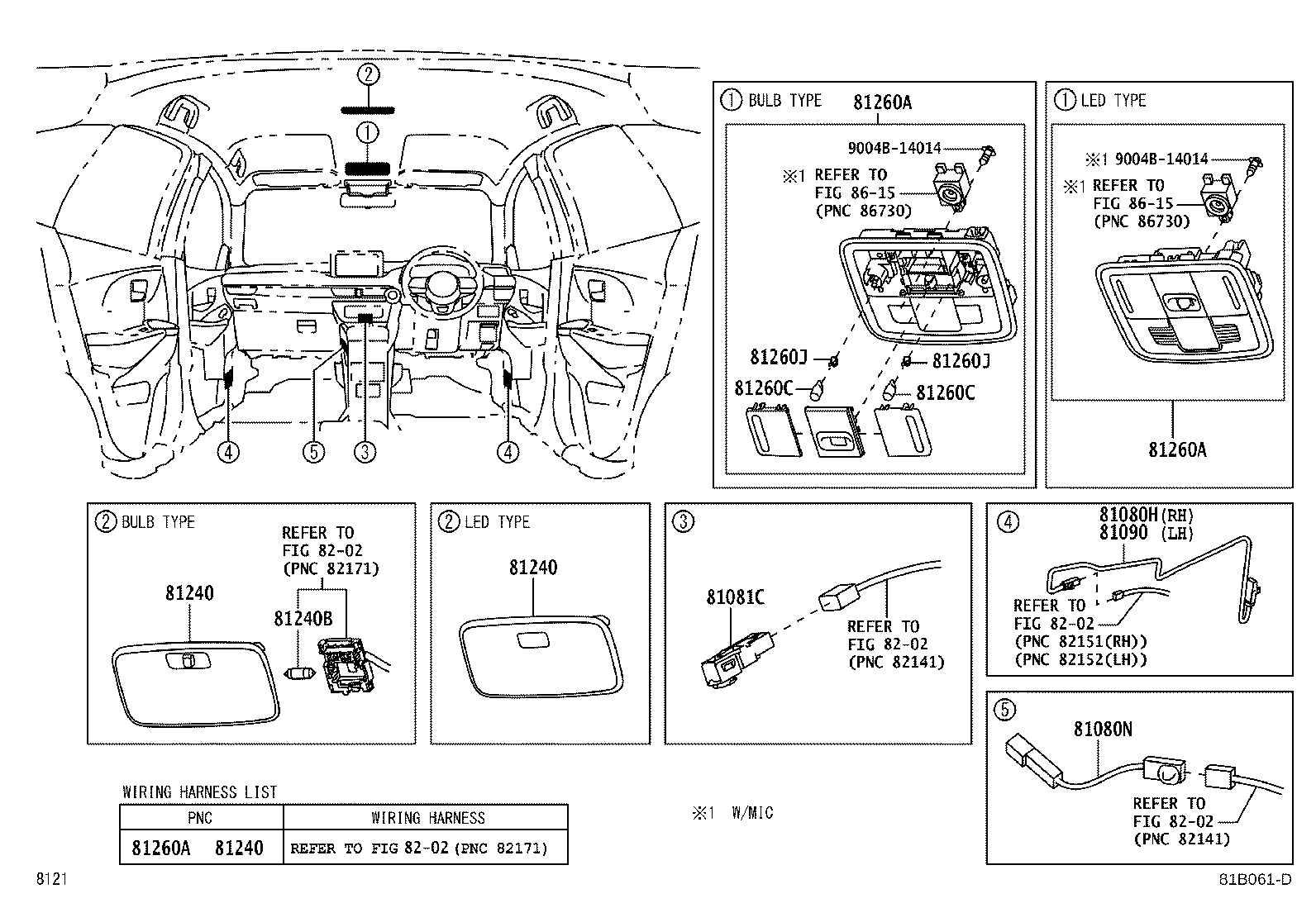 Exploded illustration 81B061D