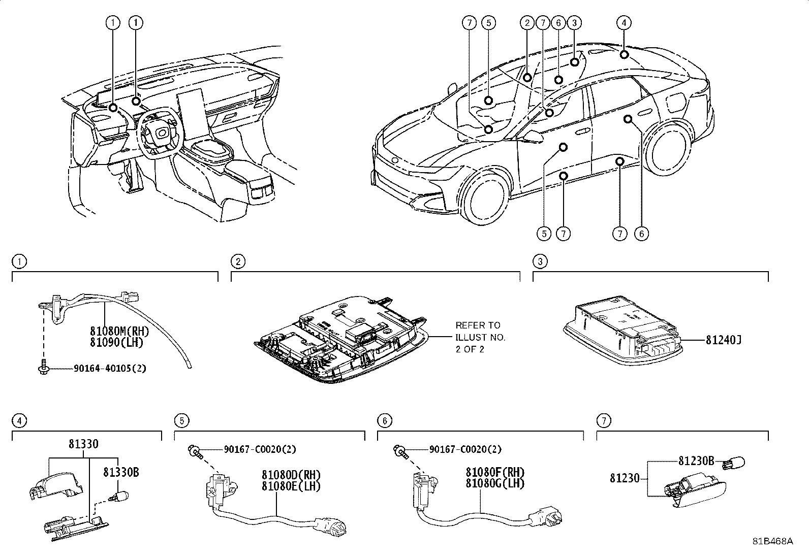 Exploded illustration 81B468A