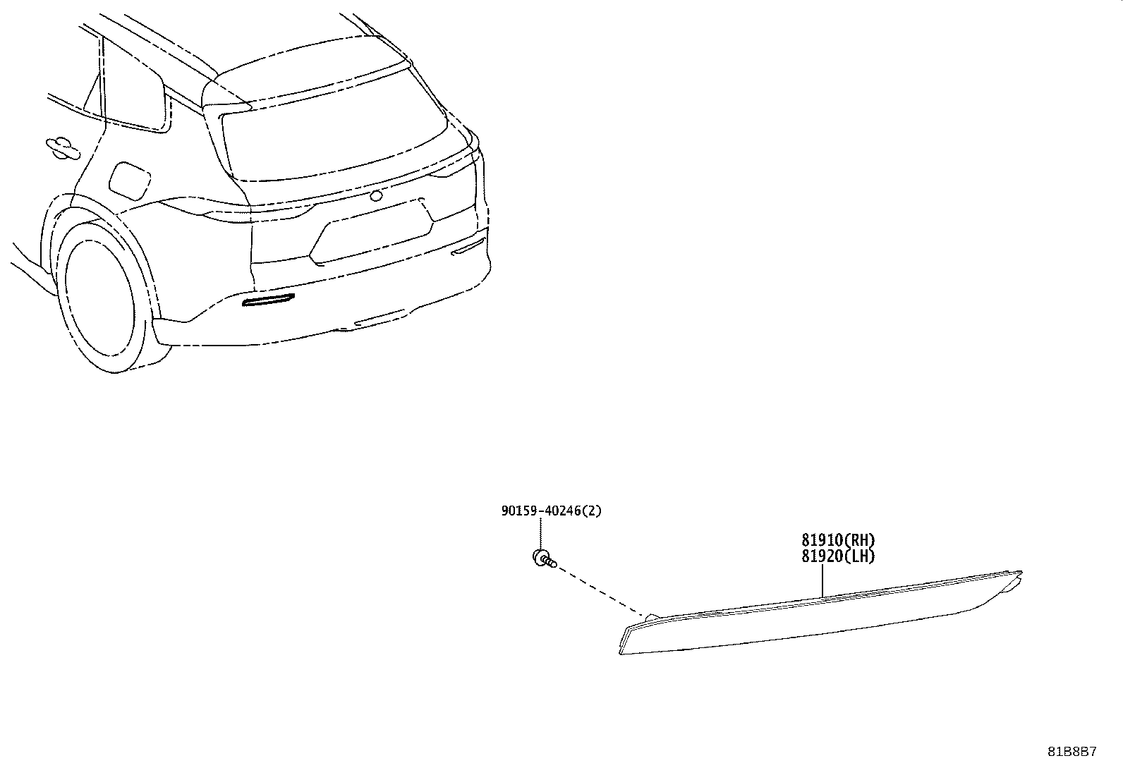 Exploded illustration 81B8B7