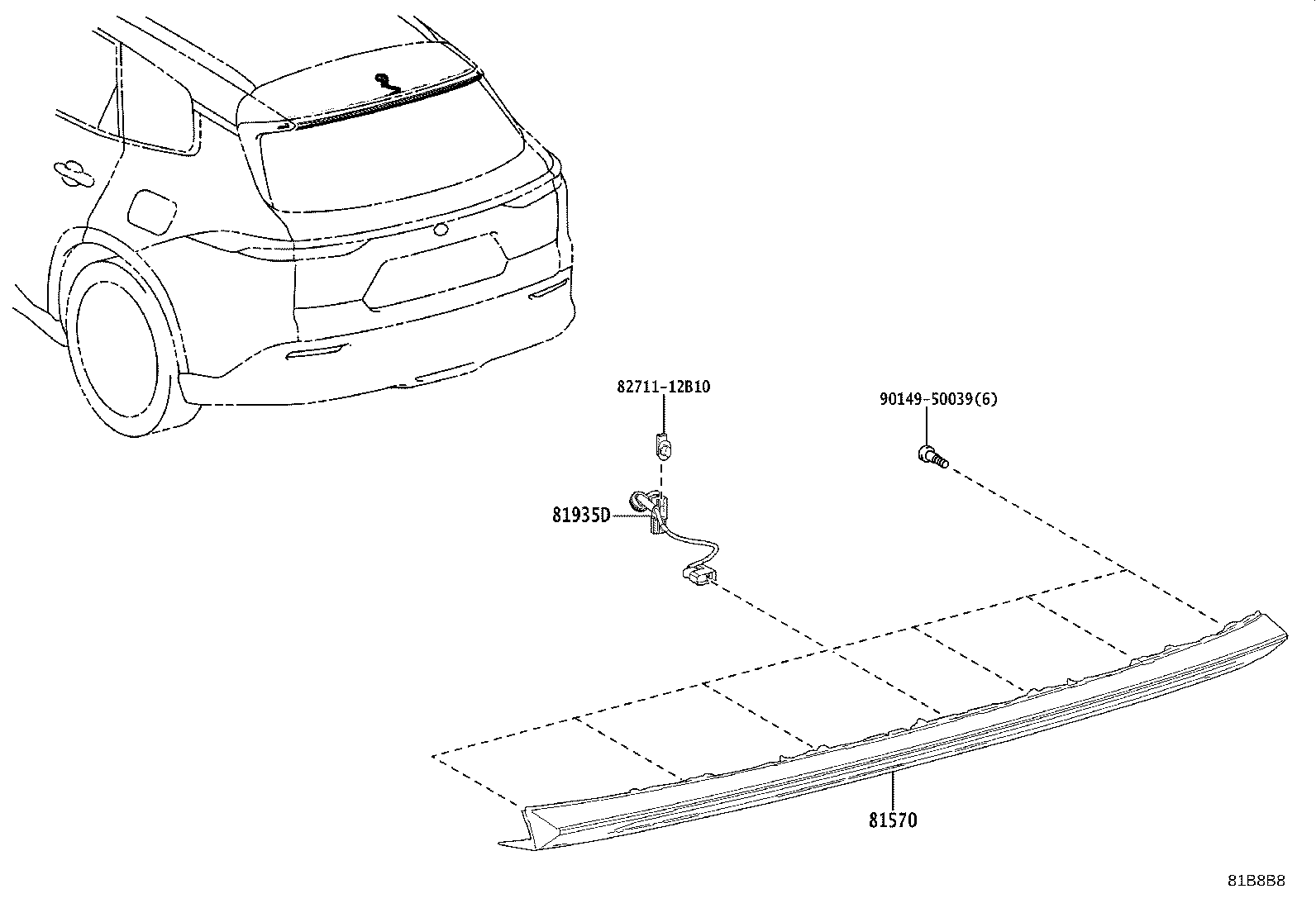 Exploded illustration 81B8B8