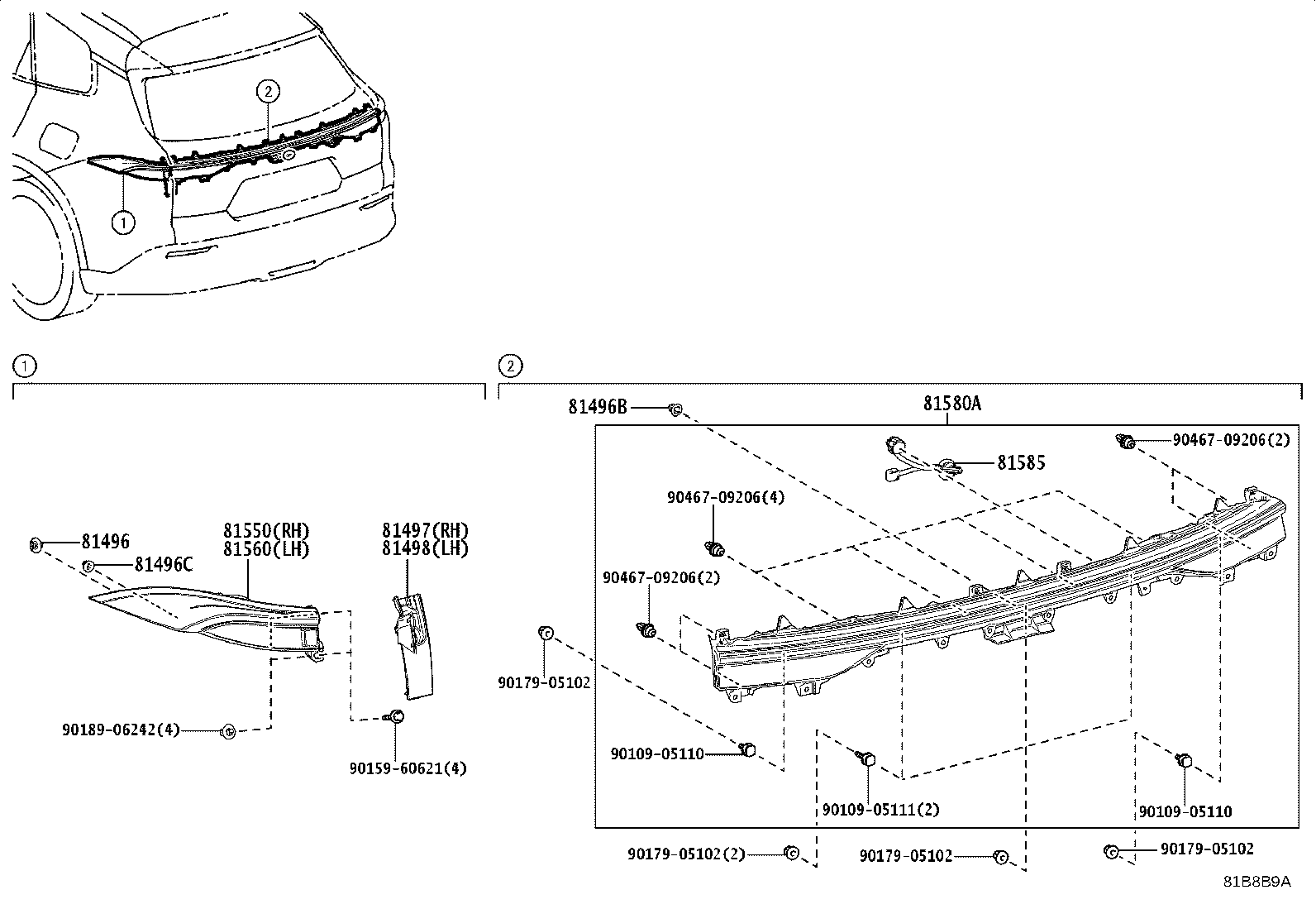 Exploded illustration 81B8B9A