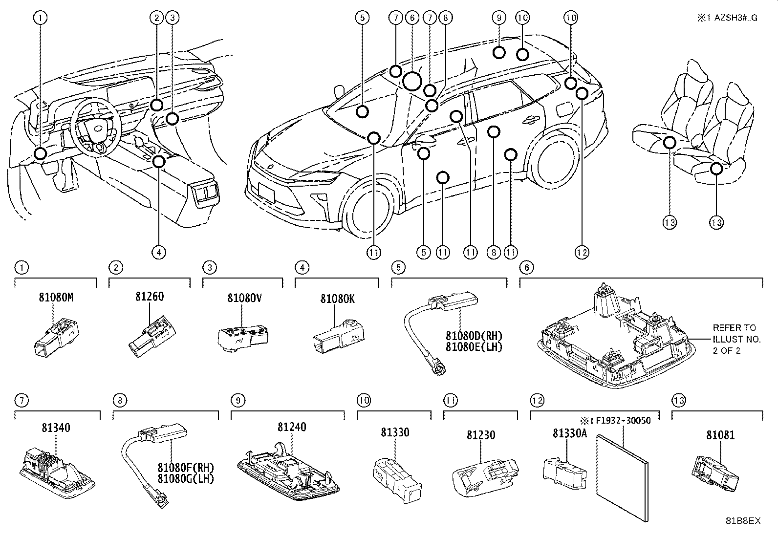 Exploded illustration 81B8EX