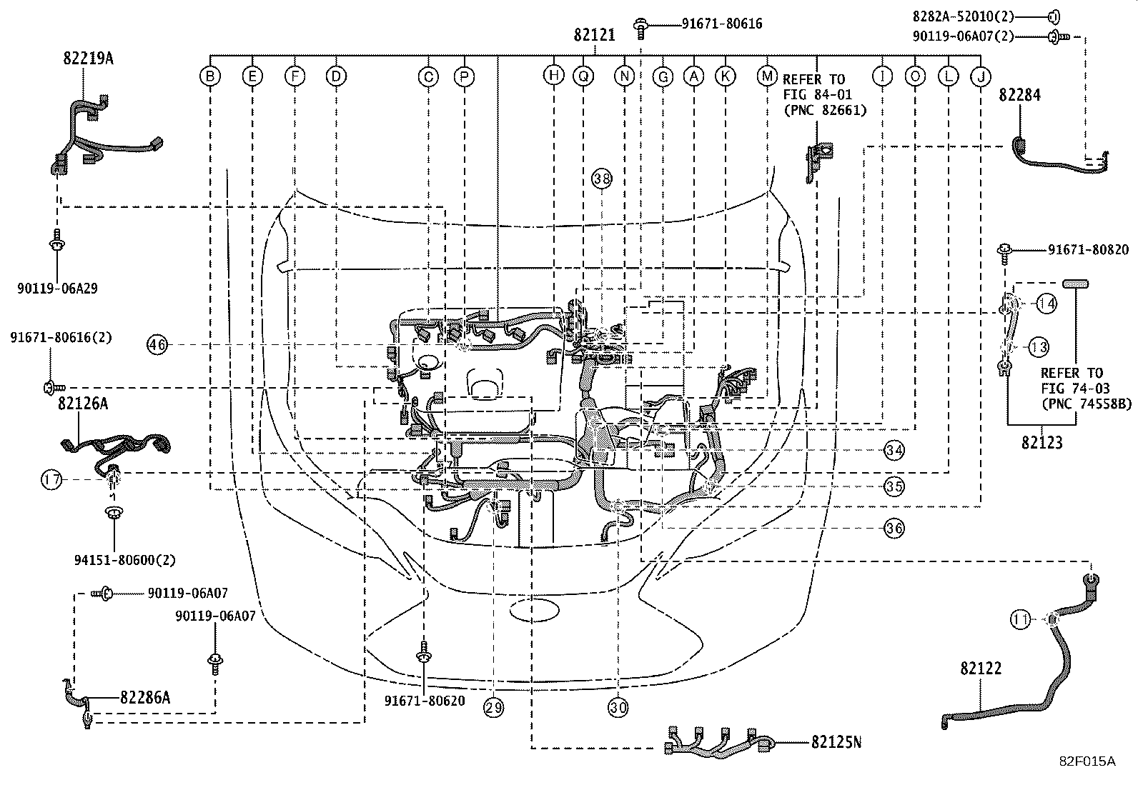 Exploded illustration 82F015A