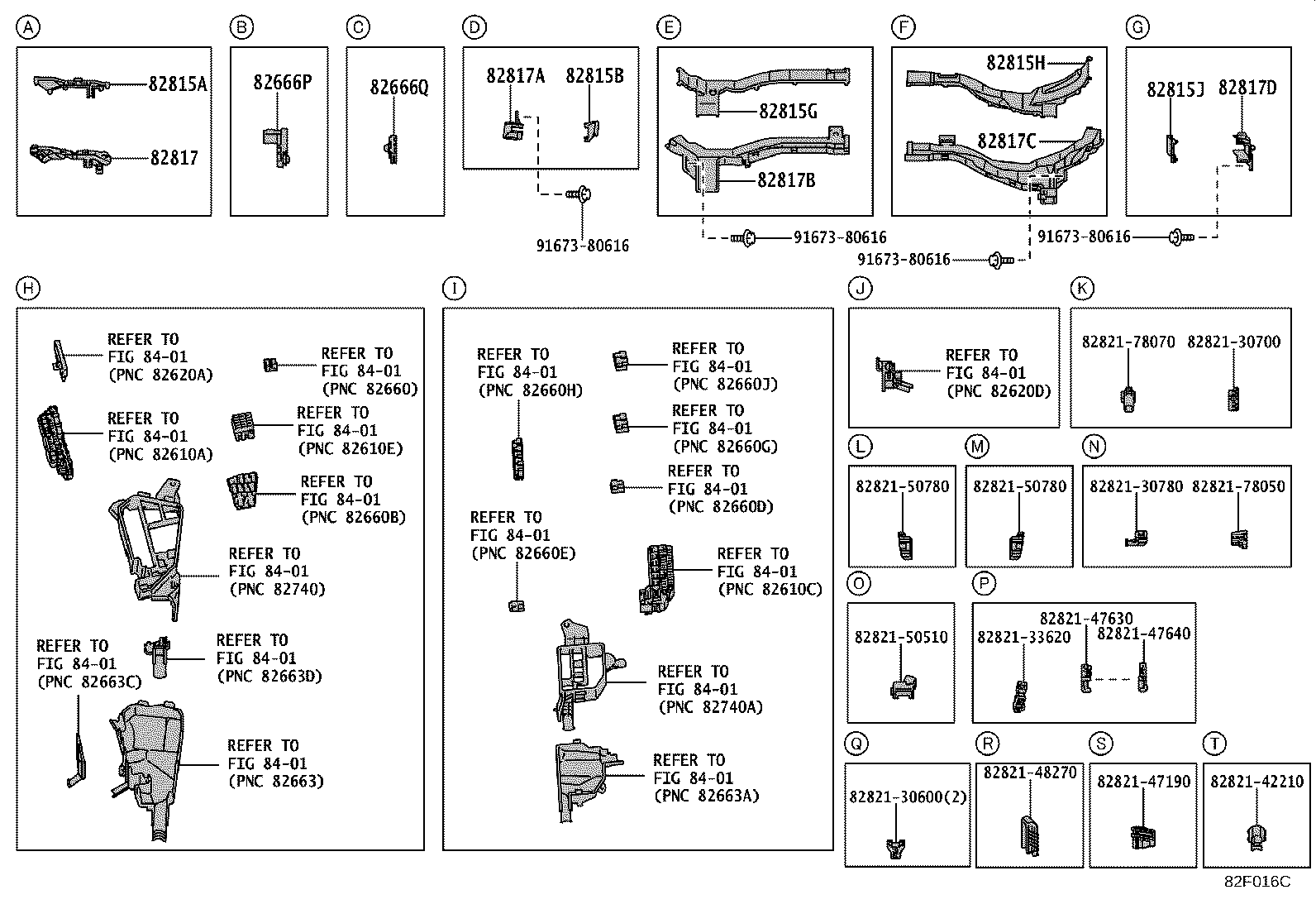Exploded illustration 82F016C