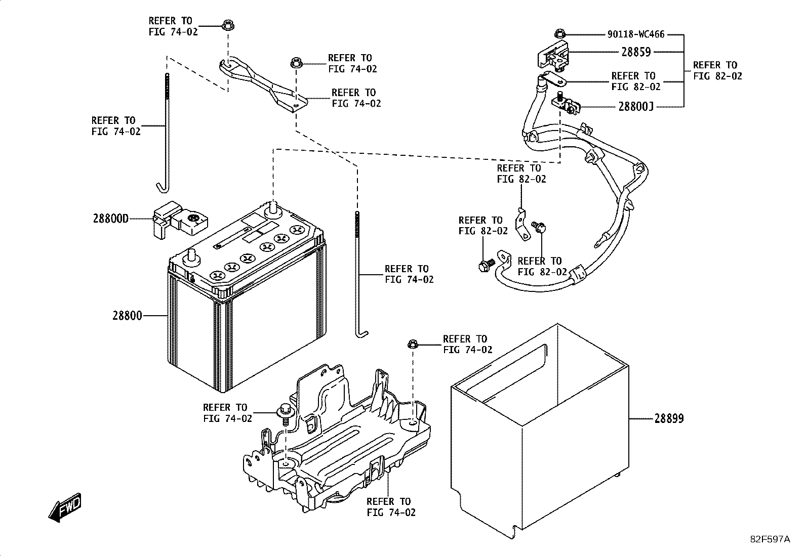 Exploded illustration 82F597A