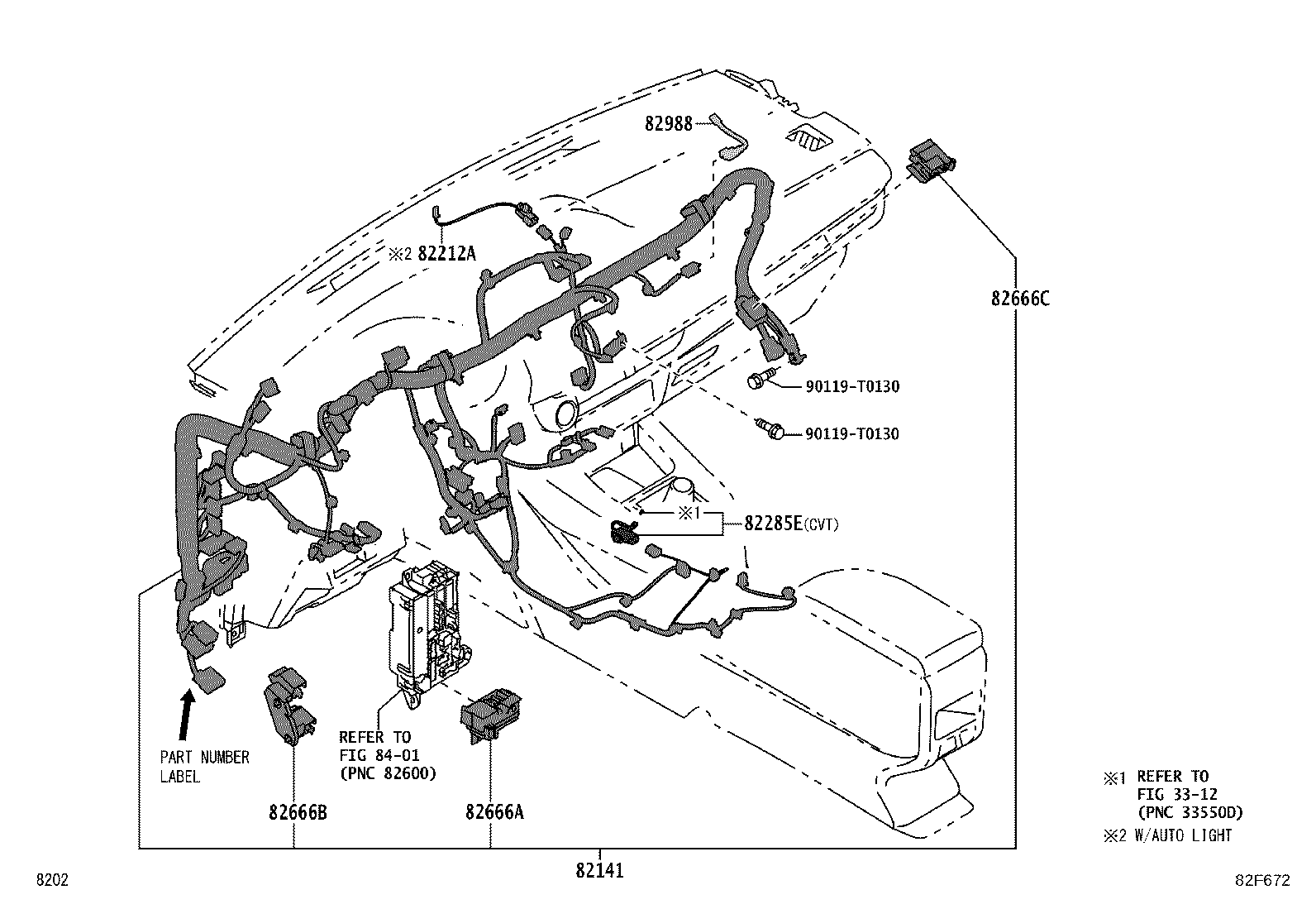 Exploded illustration 82F672