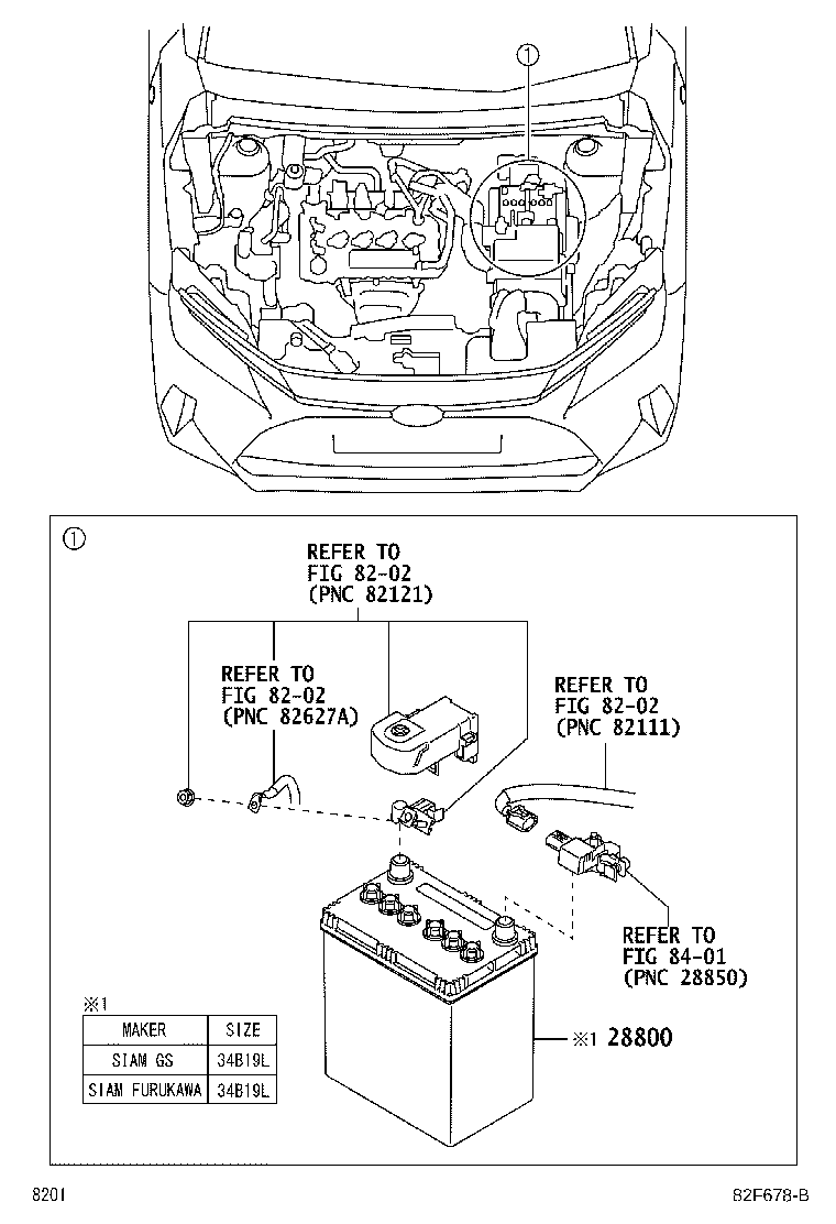 Exploded illustration 82F678B