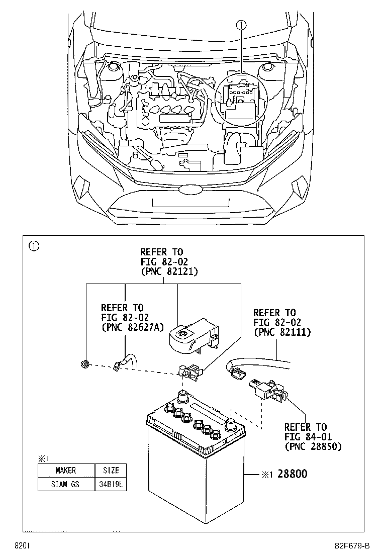 Exploded illustration 82F679B