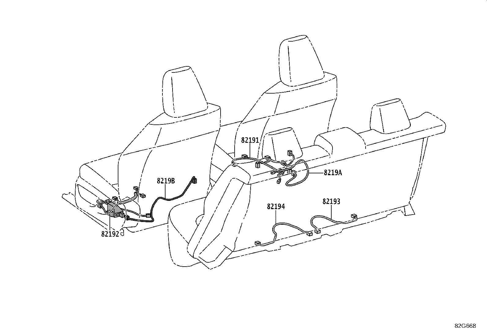 Exploded illustration 82G668