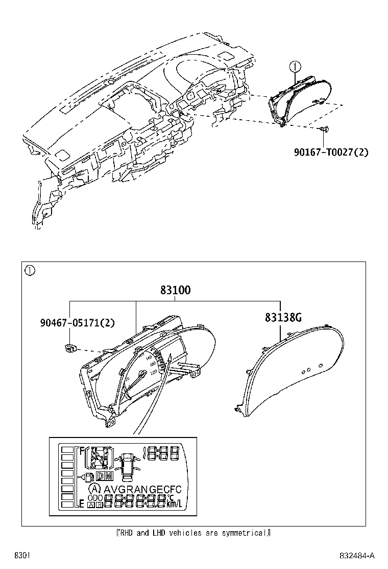 Exploded illustration 832484A