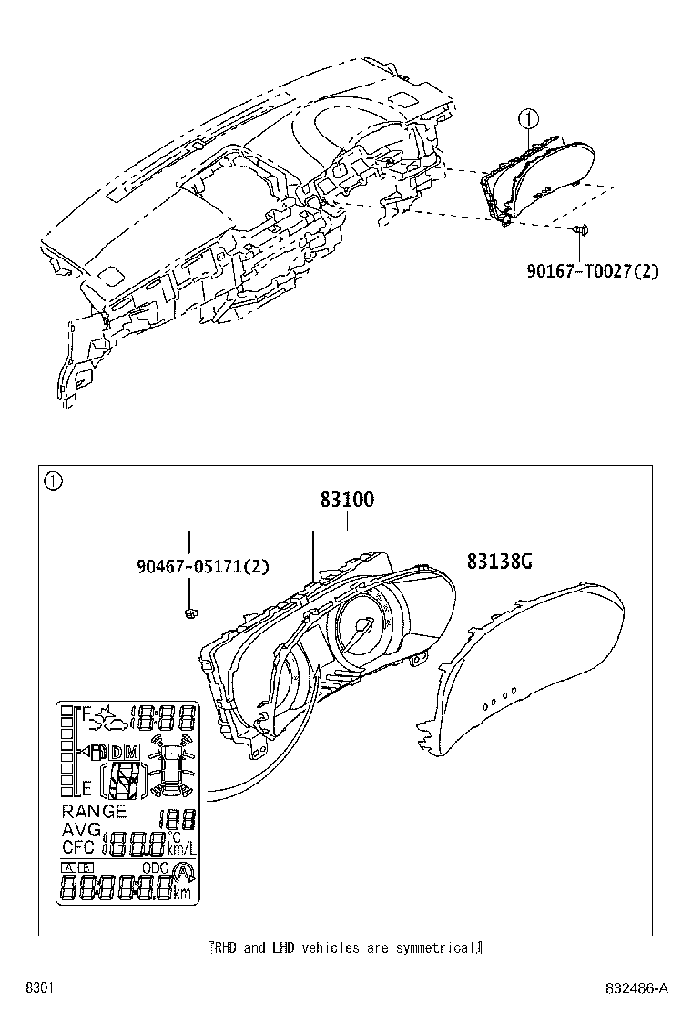 Exploded illustration 832486A