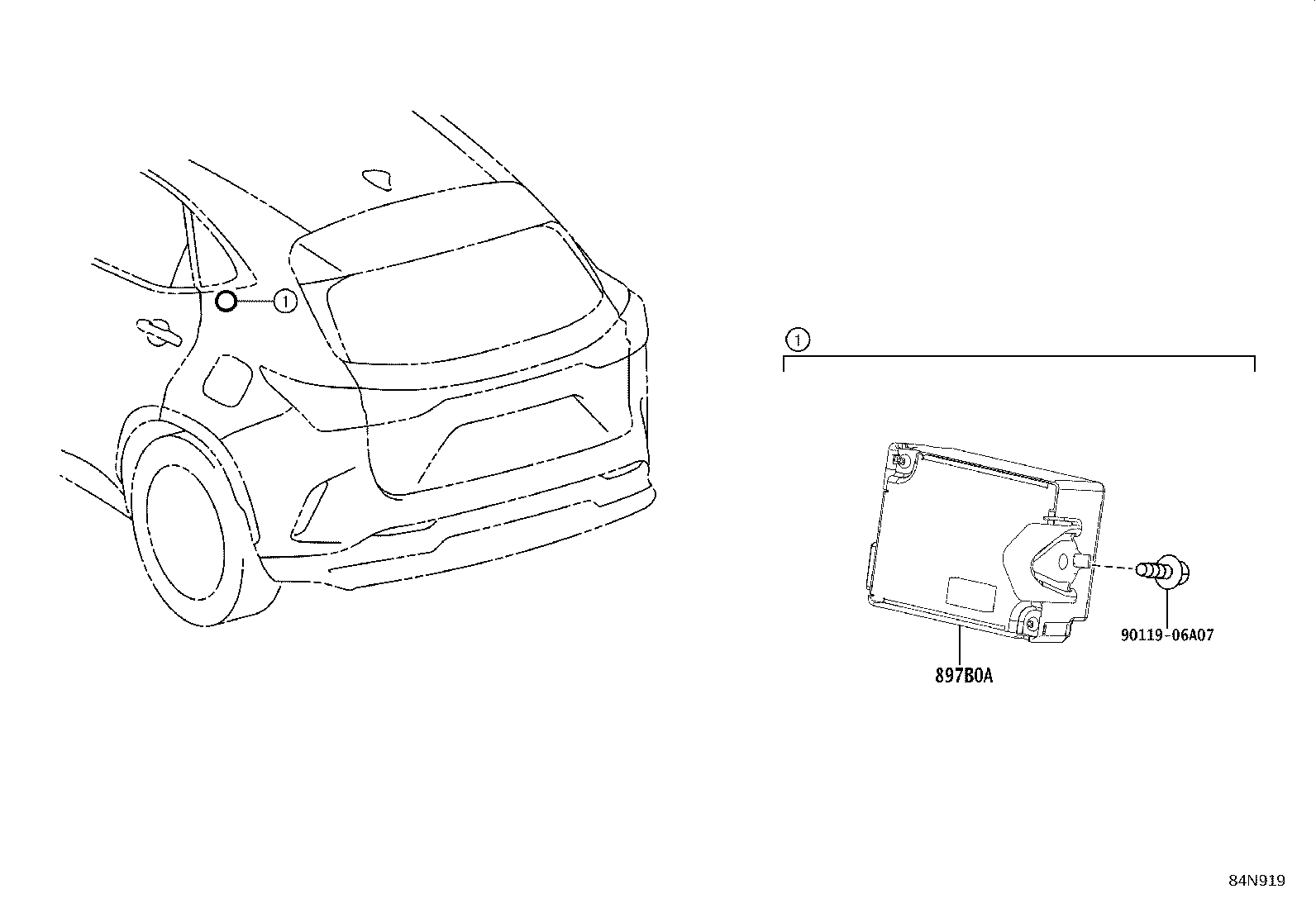 Exploded illustration 84N919