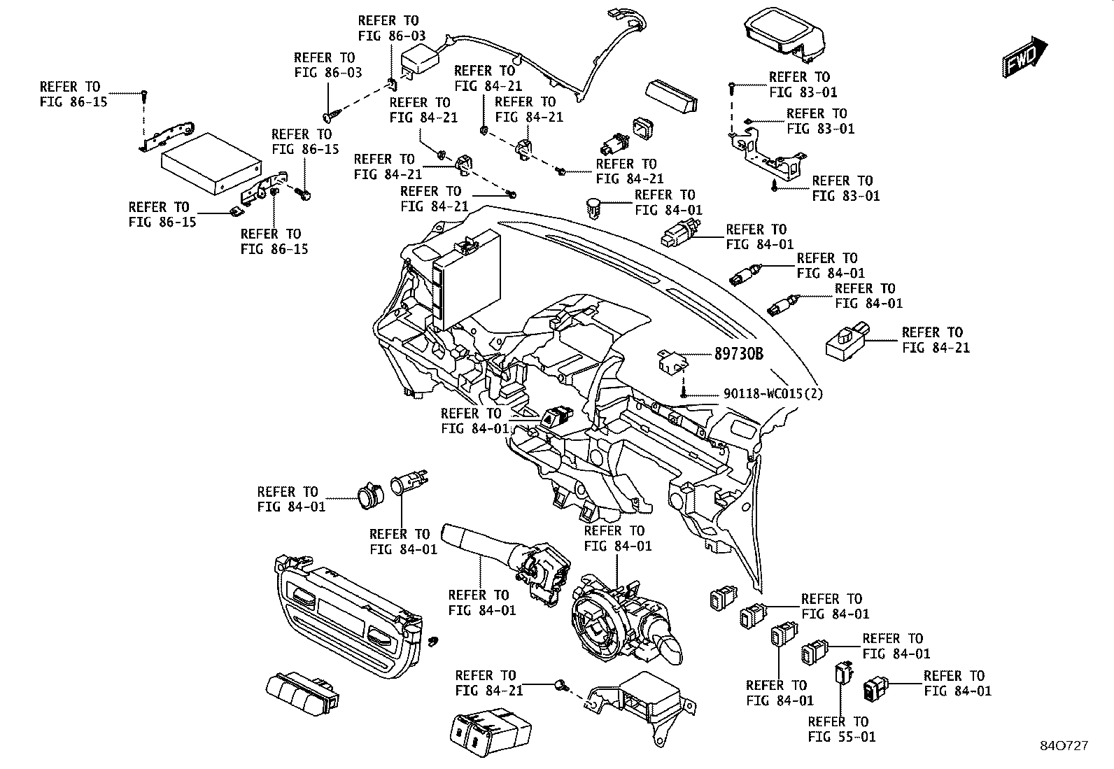 Exploded illustration 84O727