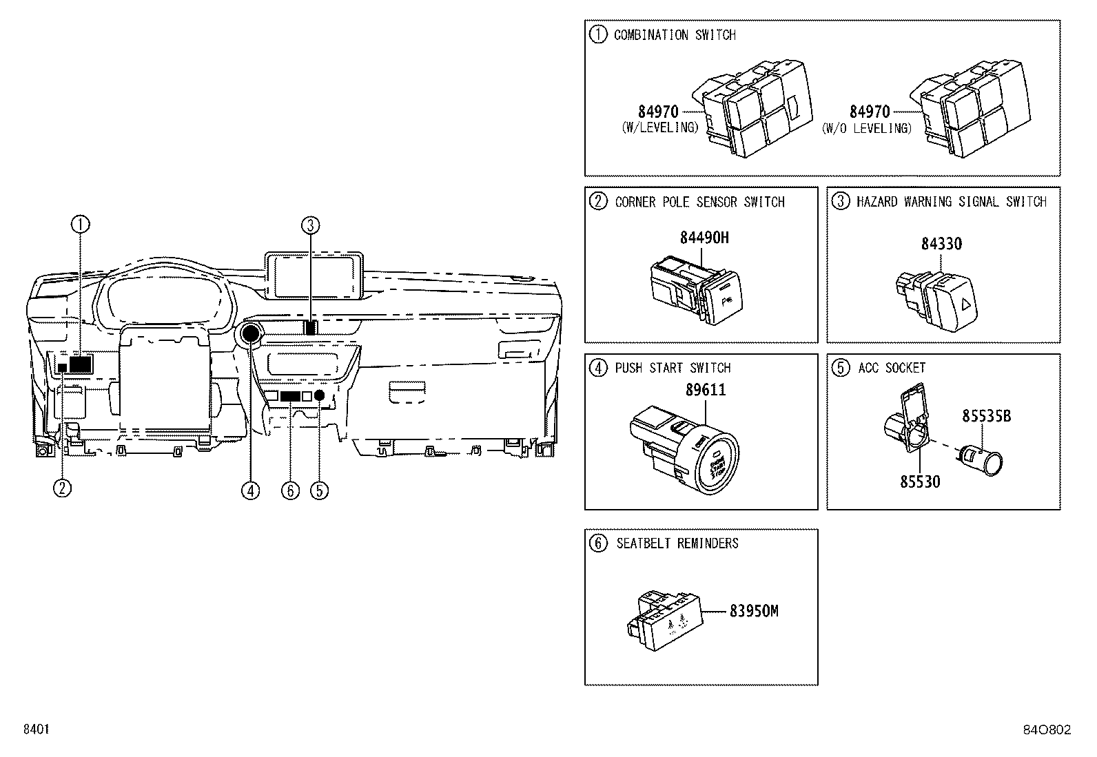 Exploded illustration 84O802