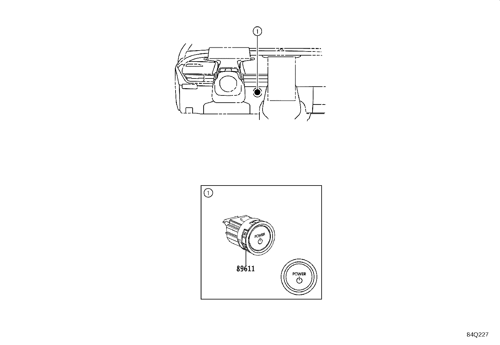 Exploded illustration 84Q227