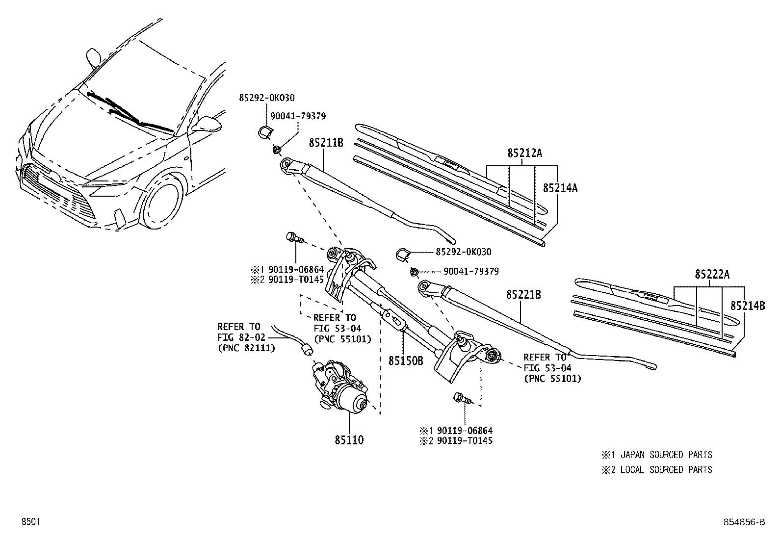 Exploded illustration 854856B