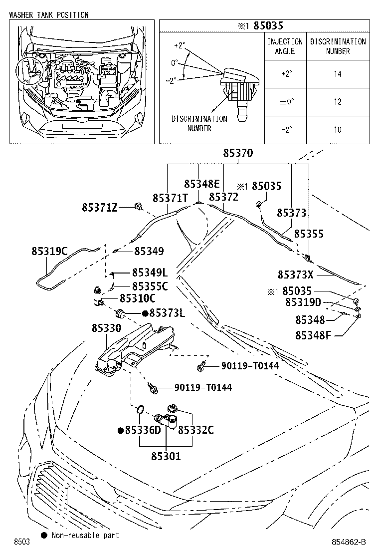 Exploded illustration 854862B