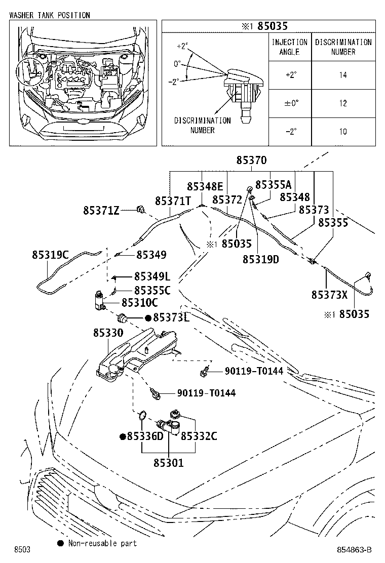 Exploded illustration 854863B