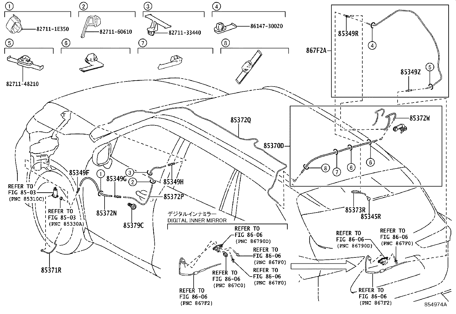 Exploded illustration 854974A