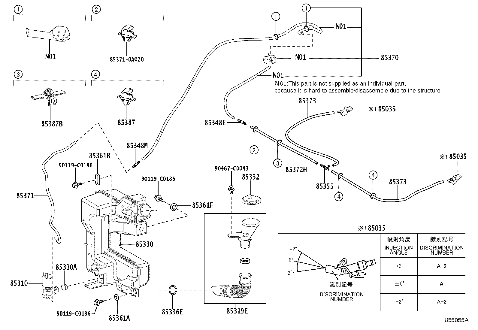 Exploded illustration 855055A