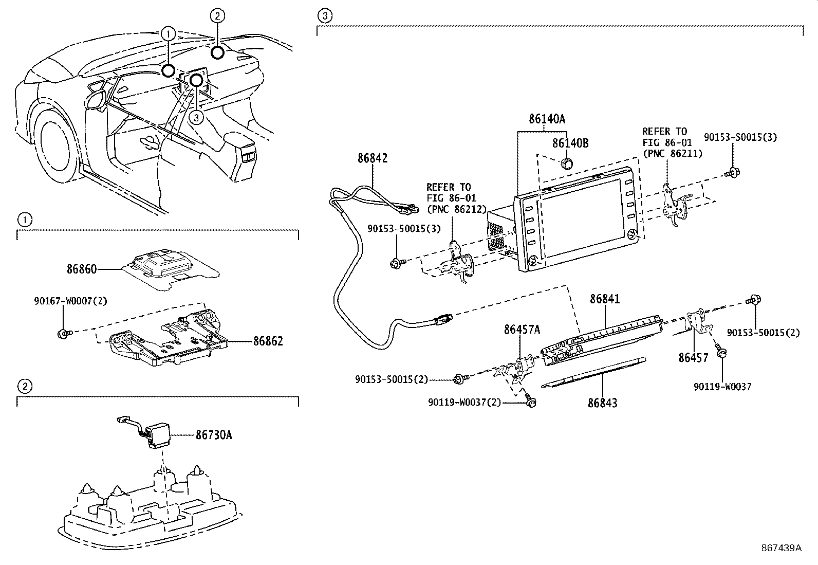 Exploded illustration 867439A