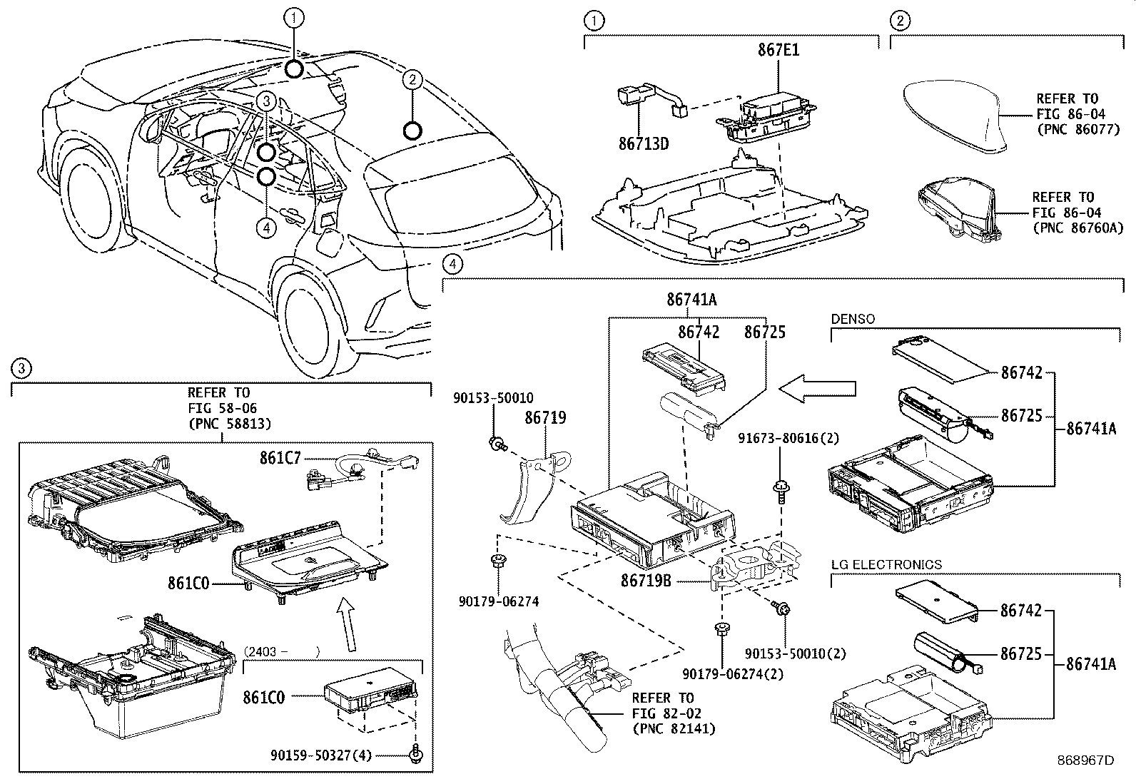 Exploded illustration 868967D