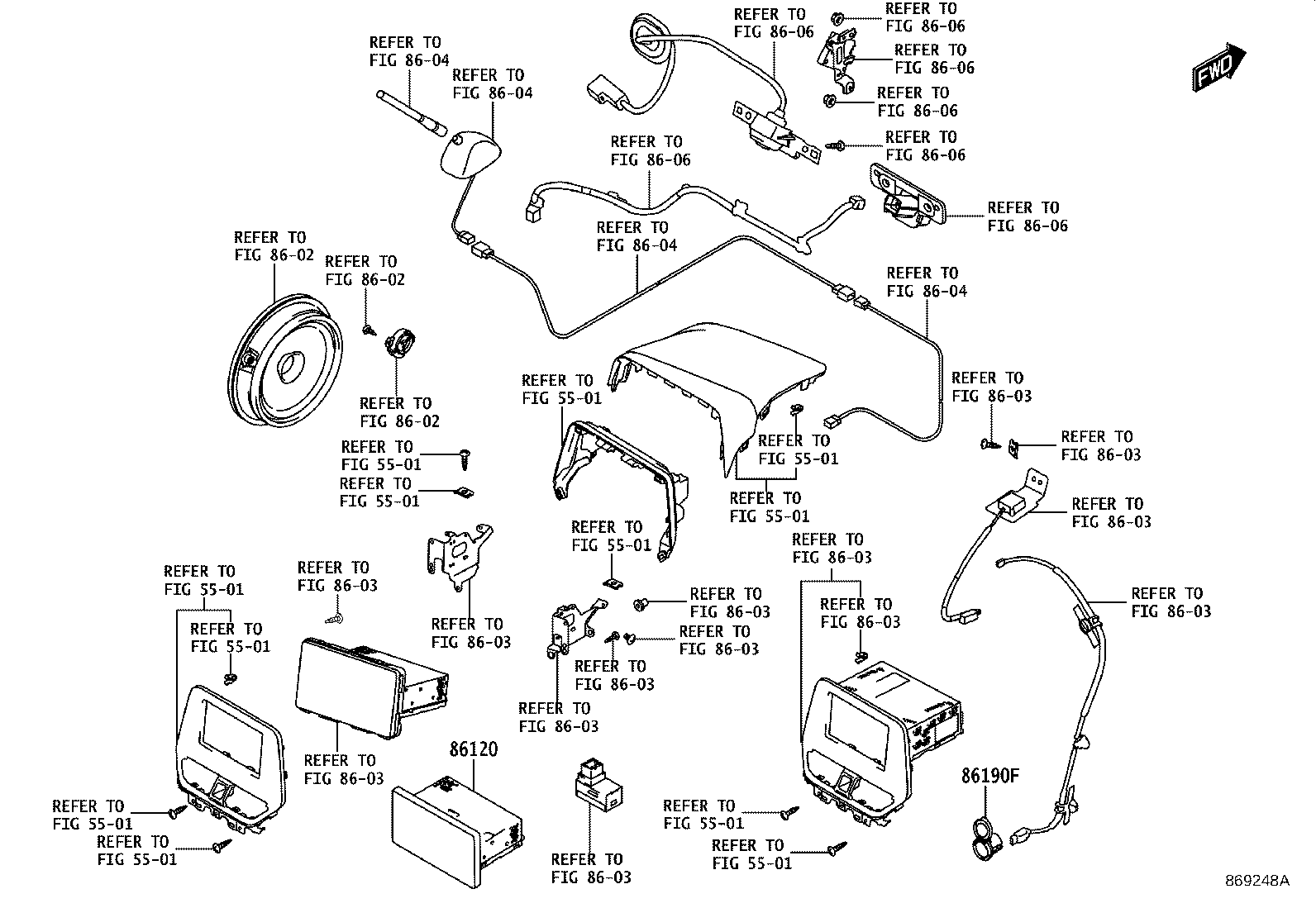Exploded illustration 869248A