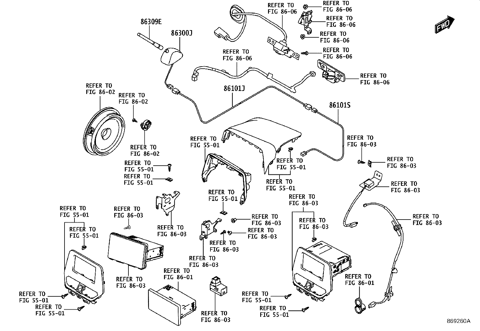 Exploded illustration 869260A