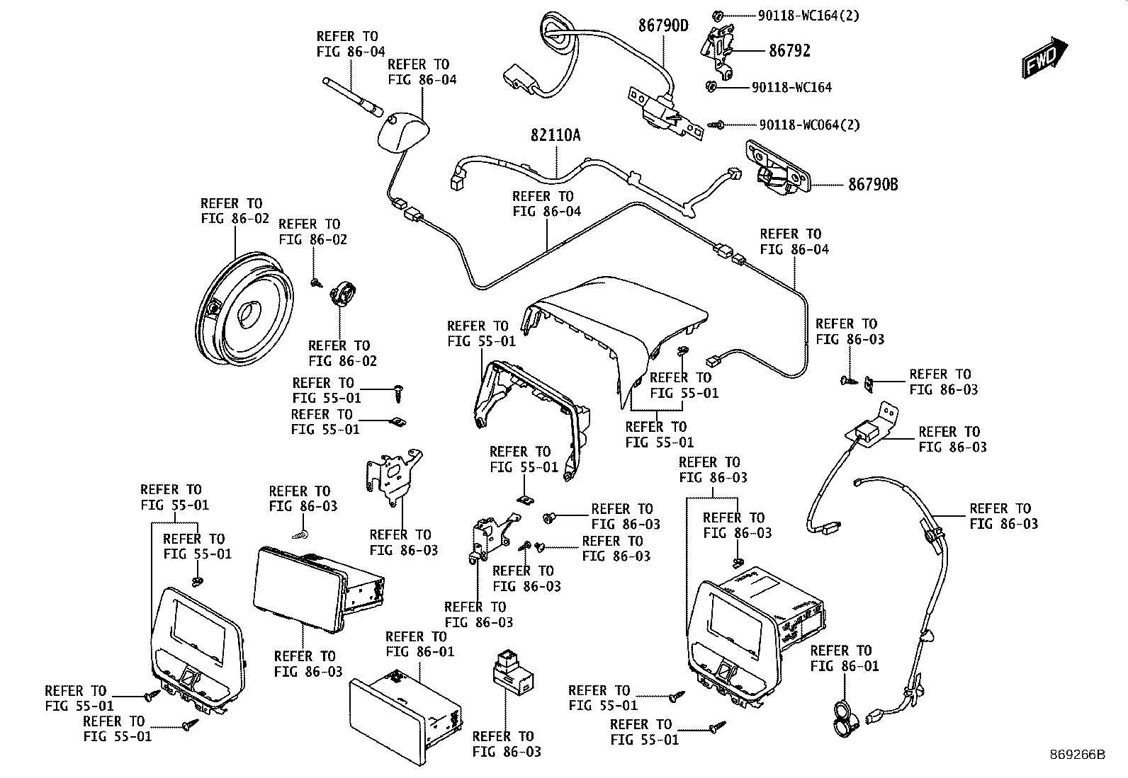 Exploded illustration 869266B