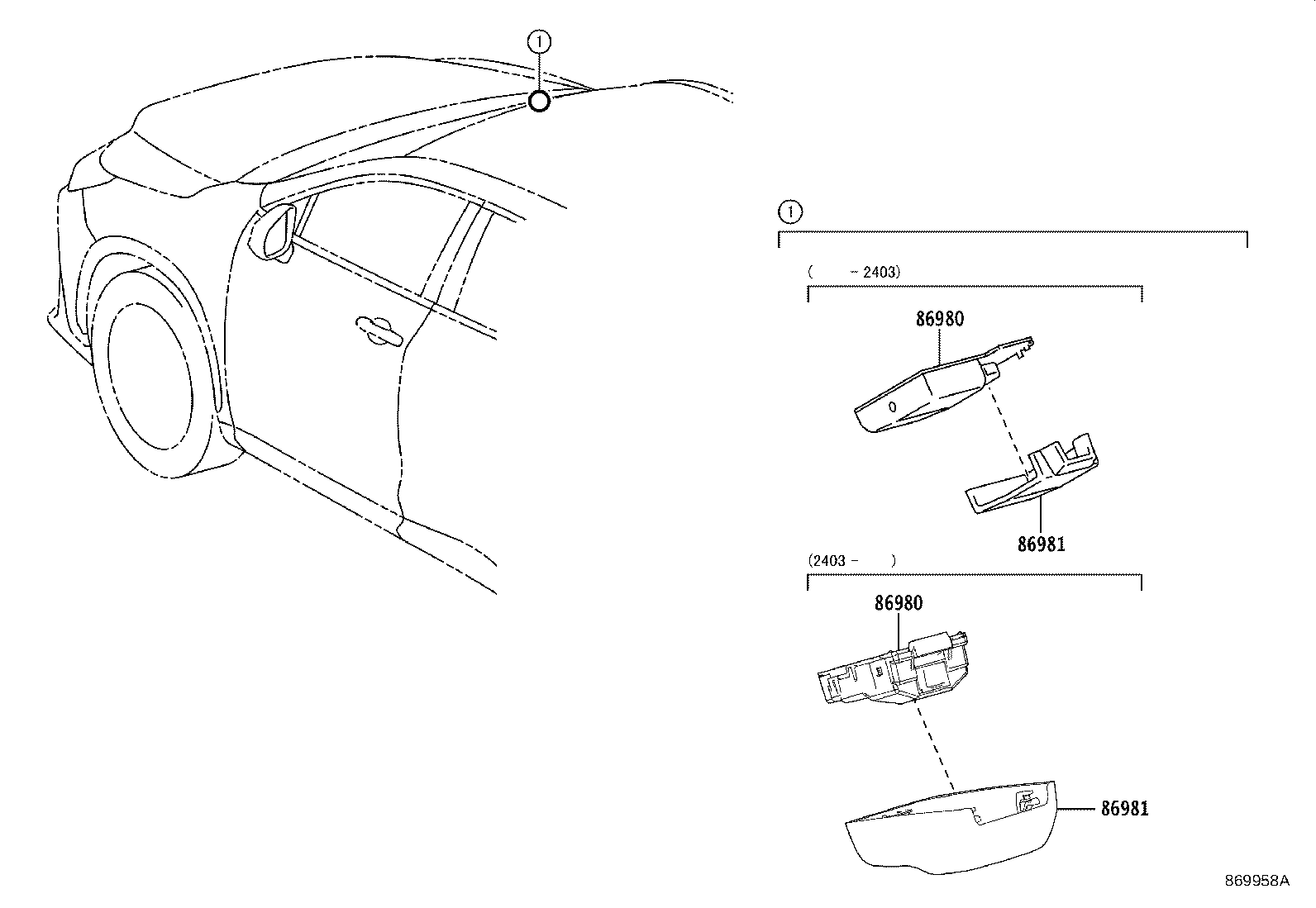 Exploded illustration 869958A