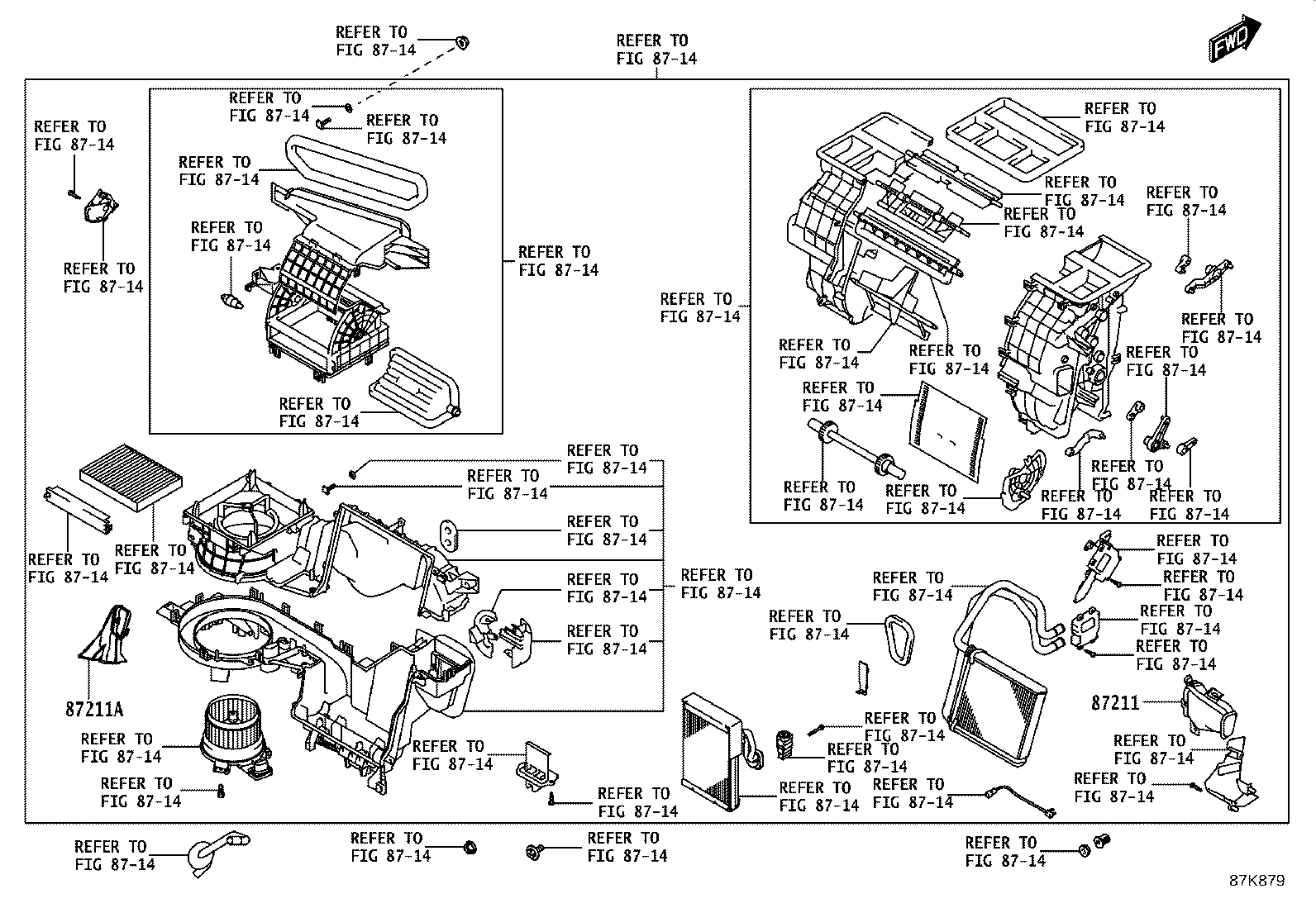 Exploded illustration 87K879