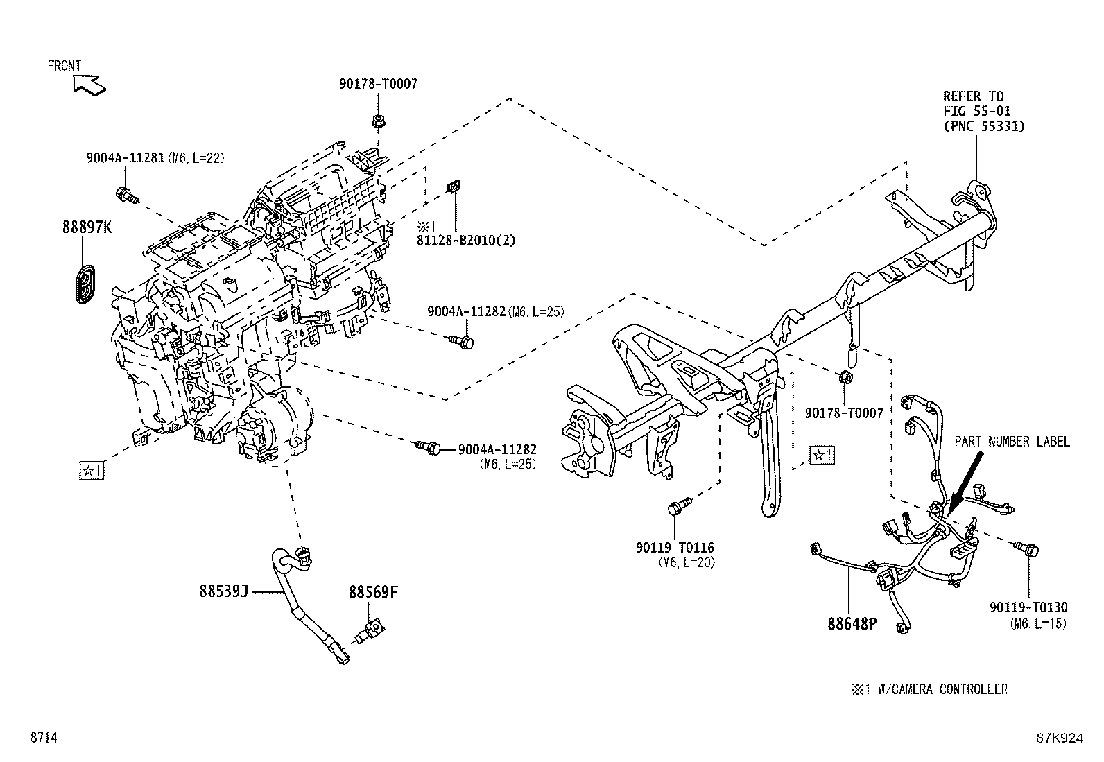 Exploded illustration 87K924