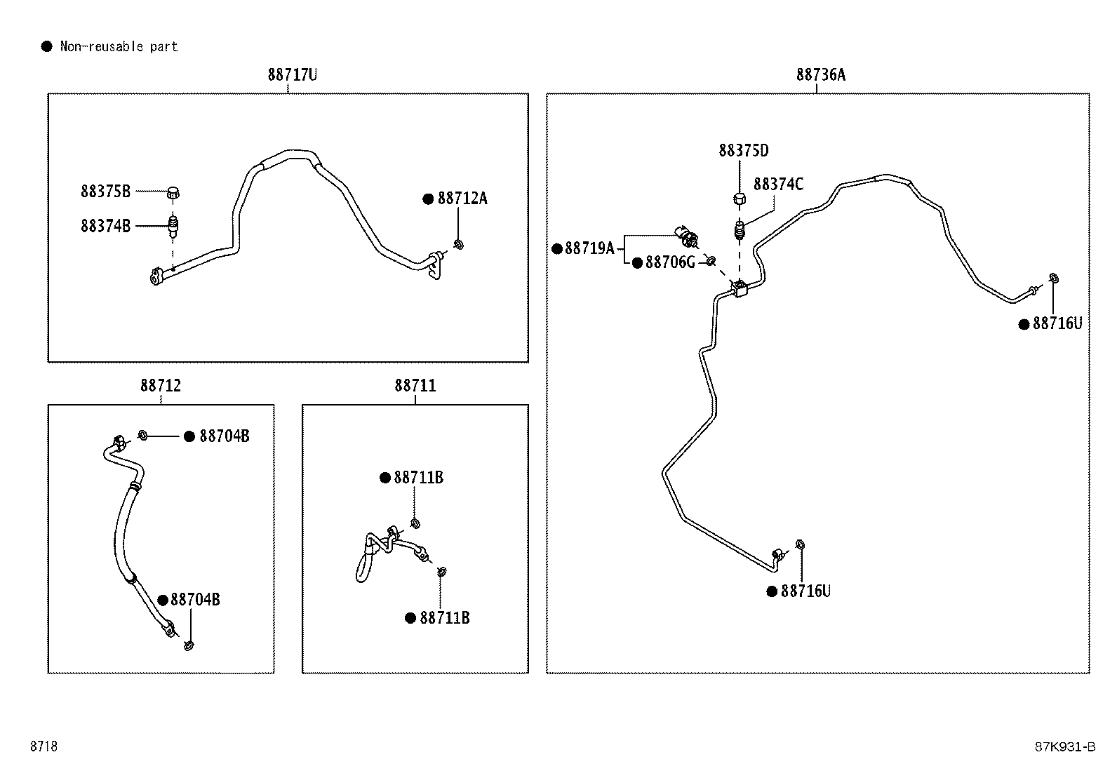 Exploded illustration 87K931B