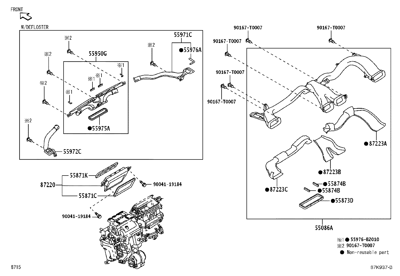 Exploded illustration 87K937B