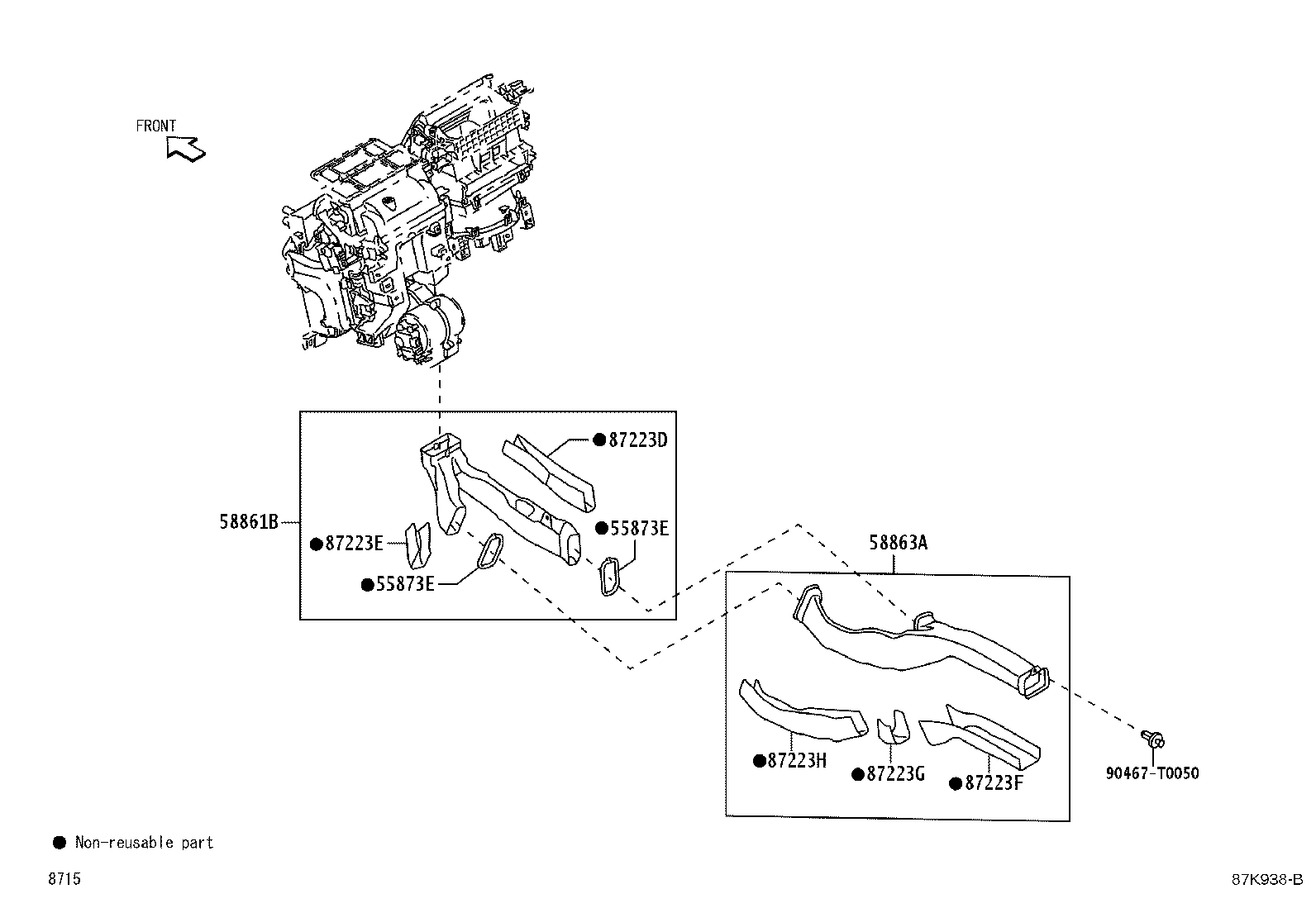 Exploded illustration 87K938B