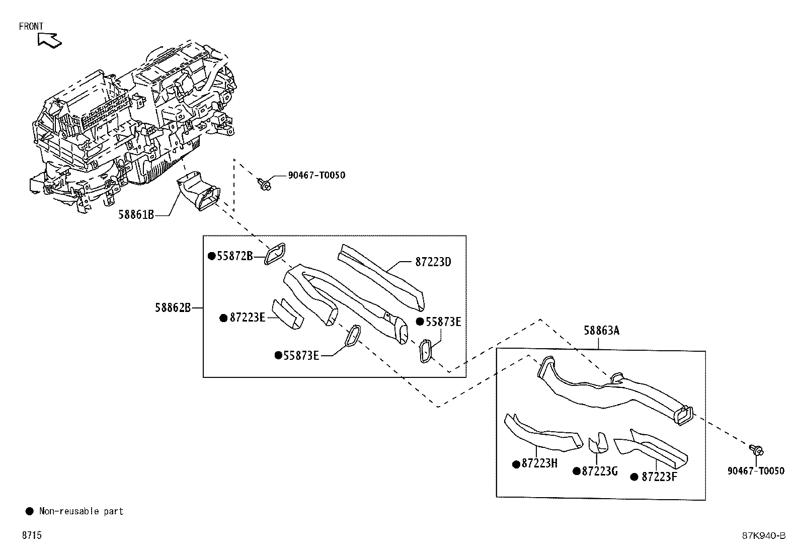 Exploded illustration 87K940B