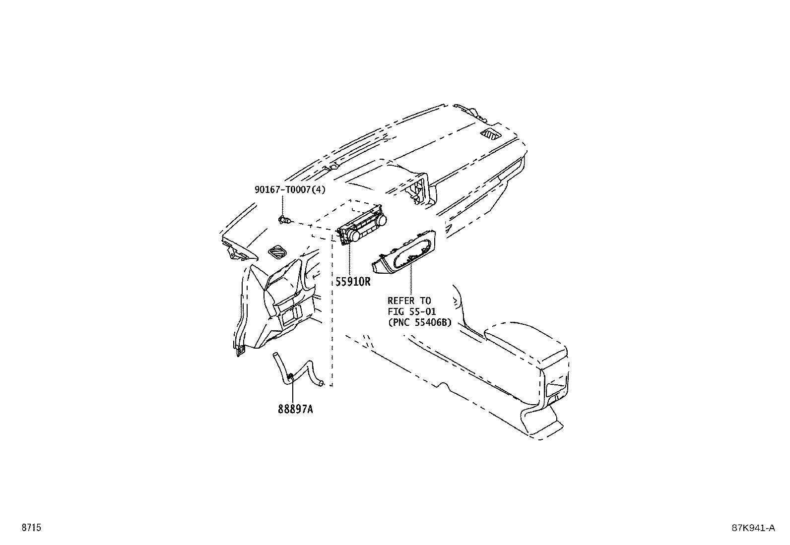Exploded illustration 87K941A